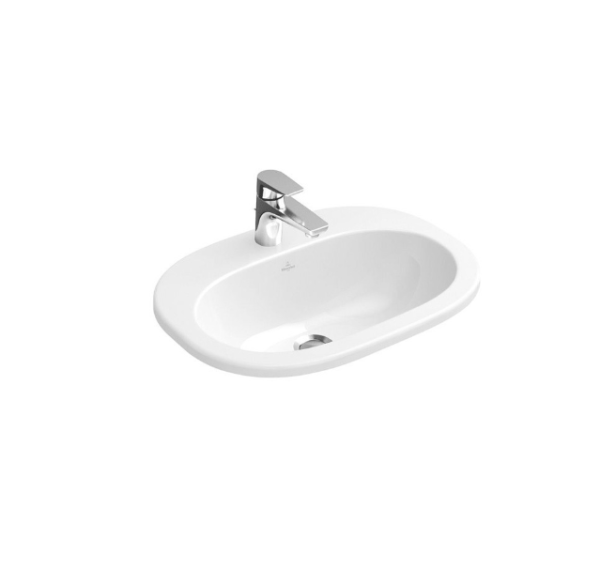 VILLEROY&BOCH O’NOVO 41615601 UMYWALKA WPUSZCZANA W&nbsp;BLAT 56X40,5 CM