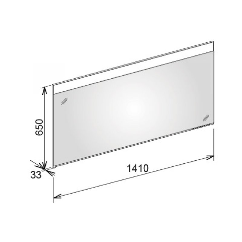 KEUCO 11596172501 EDITION 400 LUSTRO 1410×650 MM PODŚWIETLANE 26 WATT + PODGRZEWANIE 90 WATT