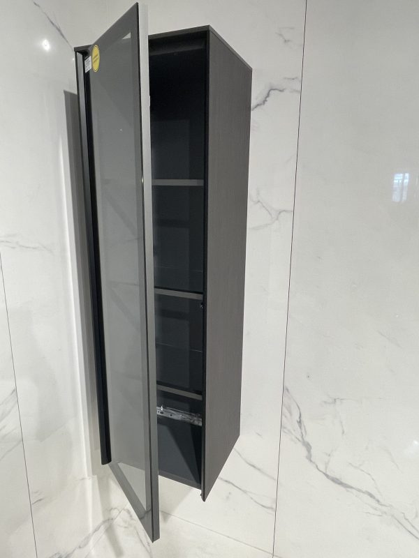 OUTLET: DURAVIT XV1367LB272 XVIU SŁUPEK LEWY BRUSHED DARK OAK/BLACK MATT