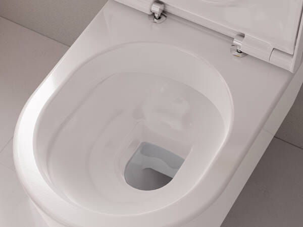 HANSGROHE ELUPURA S&nbsp;60292450 MISKA WC 540, BEZKOŁNIERZOWA AQUAFALL FLUSH Z&nbsp;DESKĄ SOFTCLOSE, WYPINANA