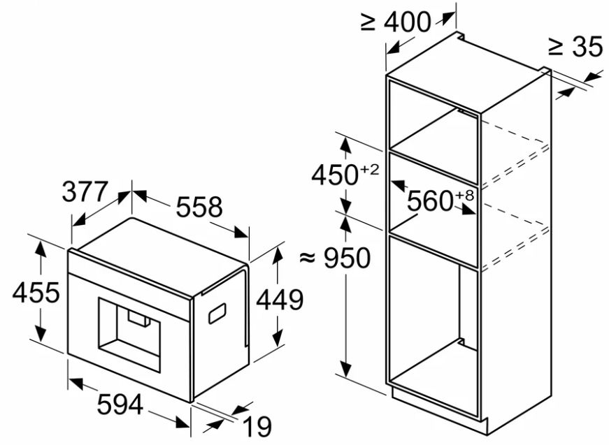 SIEMENS AUTOMATYCZNY EKSPRES CIŚNIENIOWY DO&nbsp;ZABUDOWY CT718L1B0, CZARNY