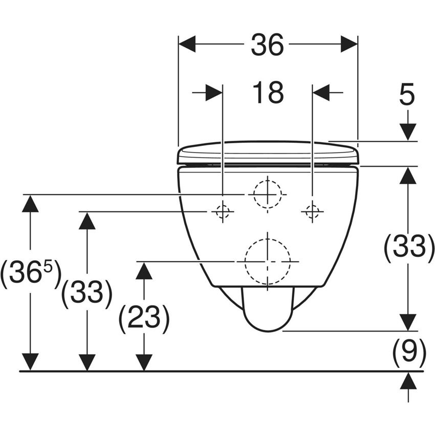 GEBERIT SELNOVA PREMIUM 502.793.00.1 MISKA WC + DESKA WOLNOOPADAJĄCA WYPINANA, 53×35 CM