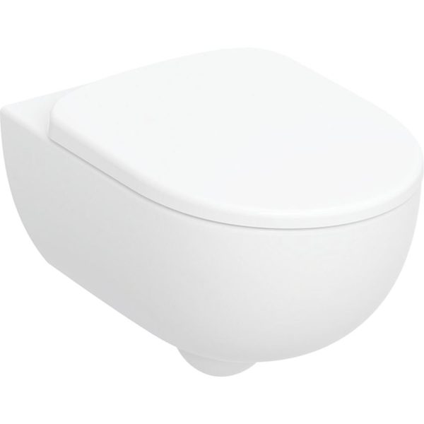 GEBERIT SELNOVA PREMIUM 502.793.00.1 MISKA WC + DESKA WOLNOOPADAJĄCA WYPINANA, 53×35 CM