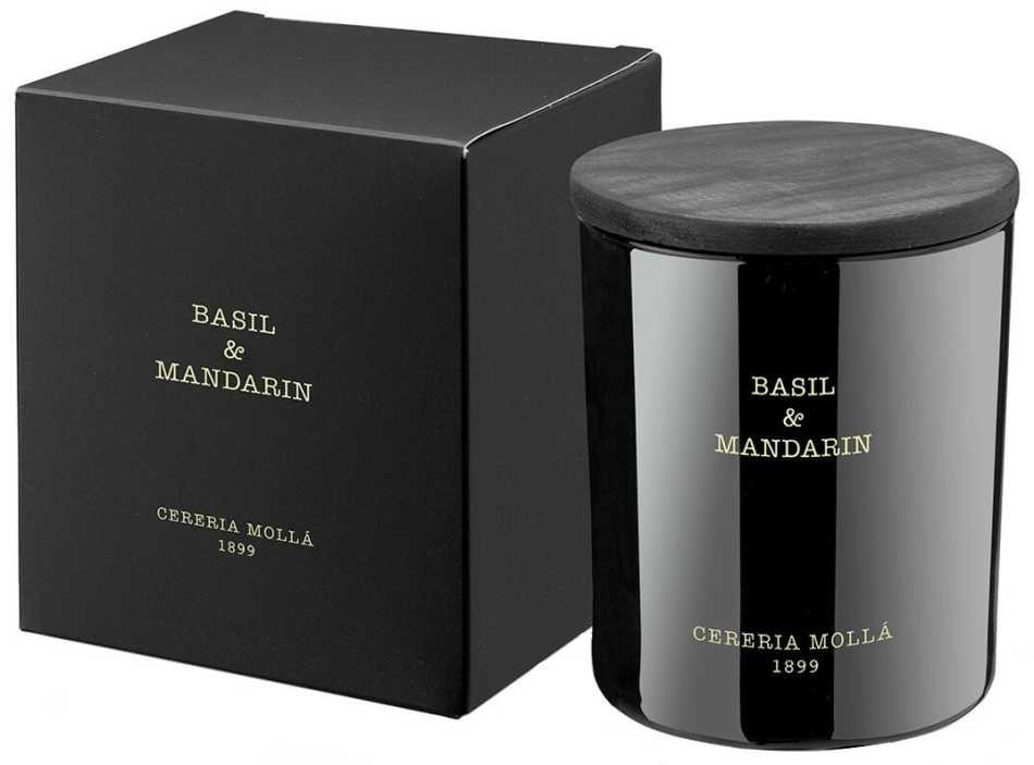 CERERIA MOLLA CM-5538 BASIL AND MANDARIN ŚWIECA PREMIUM 230 GR