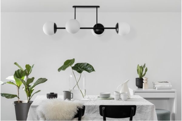 UMMO KOP D LAMPA SUFITOWA KPD420S3 IP44 4xE27 CZARNA