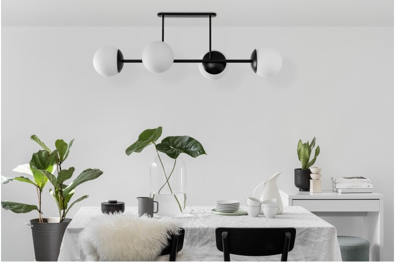 UMMO KOP D LAMPA SUFITOWA KPD420S3 IP44 4xE27 CZARNA