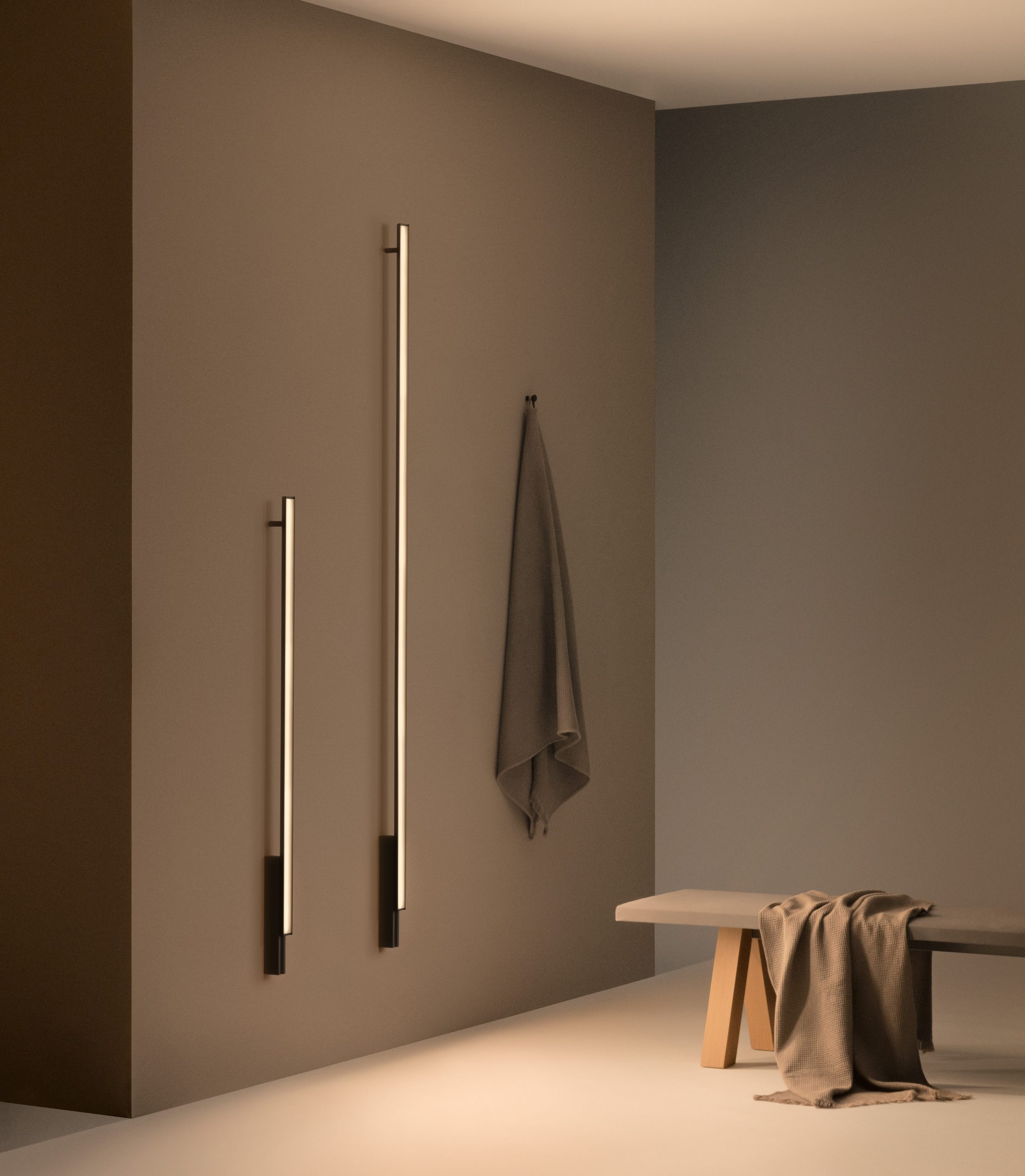 VIBIA KINKIET ŁAZIENKOWY 599323/13 SPA 132cm BIAŁY 2700K IP44