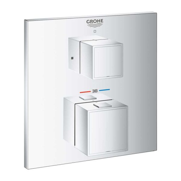 GROHE GROHTHERM CUBE 24153000 BATERIA TERMOSTATYCZNA DO&nbsp;OBSŁUGI JEDNEGO WYJŚCIA WODY , CHROM