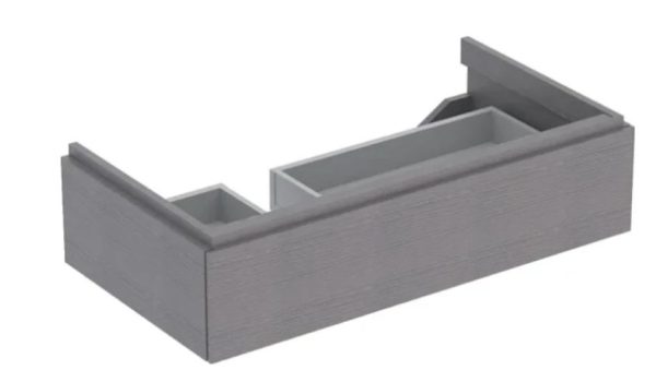 GEBERIT XENO2 SZAFKA WISZĄCA POD&nbsp;UMYWALKĘ Z&nbsp;SZUFLADĄ, 500.513.43.1/807392000, SZARY MAT