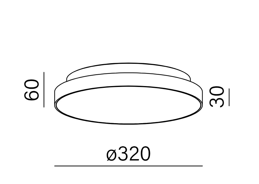 AQFORM PLAFON 47019-M930-D9-00-12 BLOS ROUND DISTANCE LED HERMETIC M930 IP54