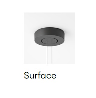 VIBIA LAMPA WISZĄCA 157511/1B FLAMINGO MINI 45cm CZARNA