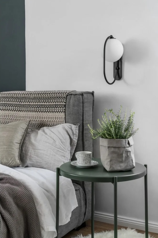 UMMO KINKIET ŁAZIENKOWY KOD120S0 KOBAN D CZARNY IP44