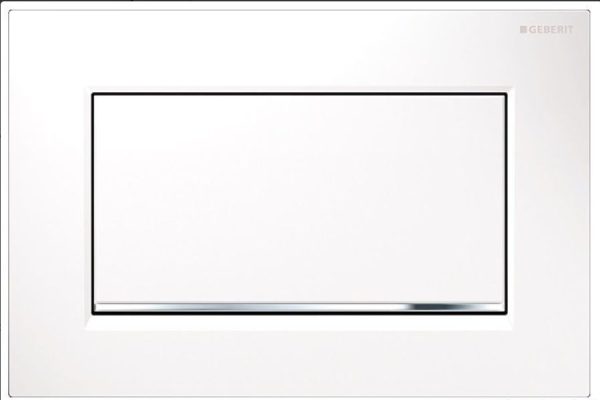 GEBERIT SIGMA 30 PRZYCISK SPŁUKUJĄCY 115.893.KJ.1 BIAŁY/CHROM BŁYSZCZĄCY