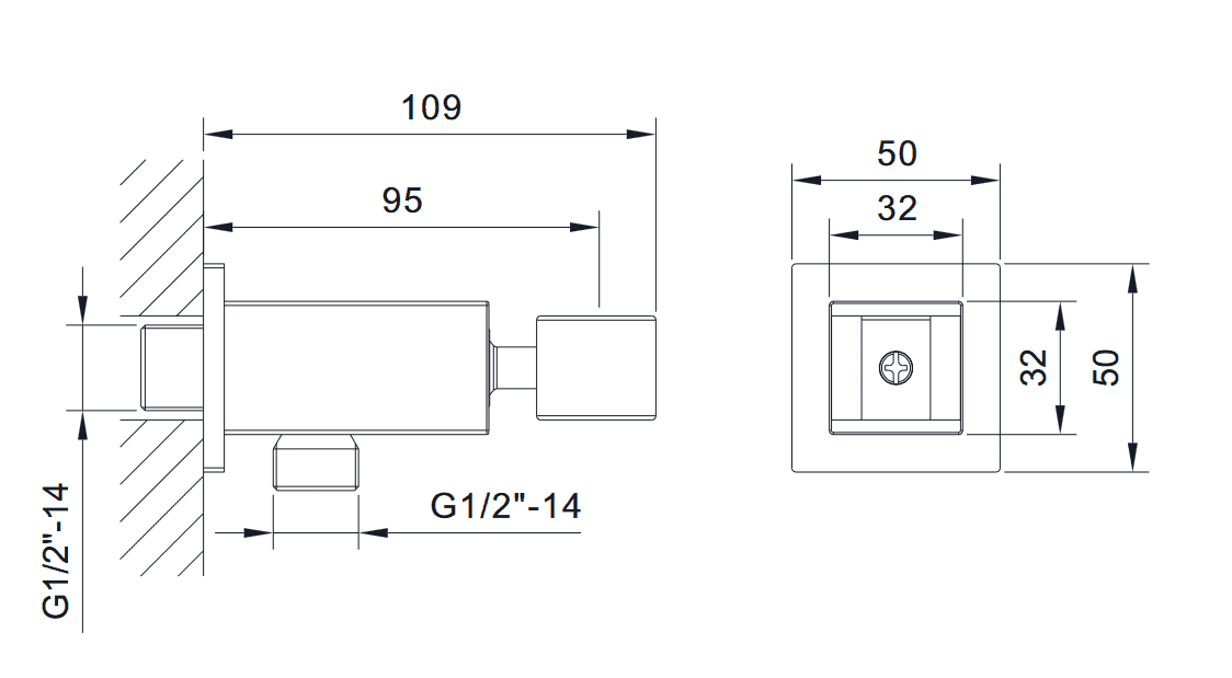 EMPORIA TEO 04081BN PRZYŁĄCZE KĄTOWE Z&nbsp;UCHWYTEM NA&nbsp;SŁUCHAWKĘ, GUN METAL