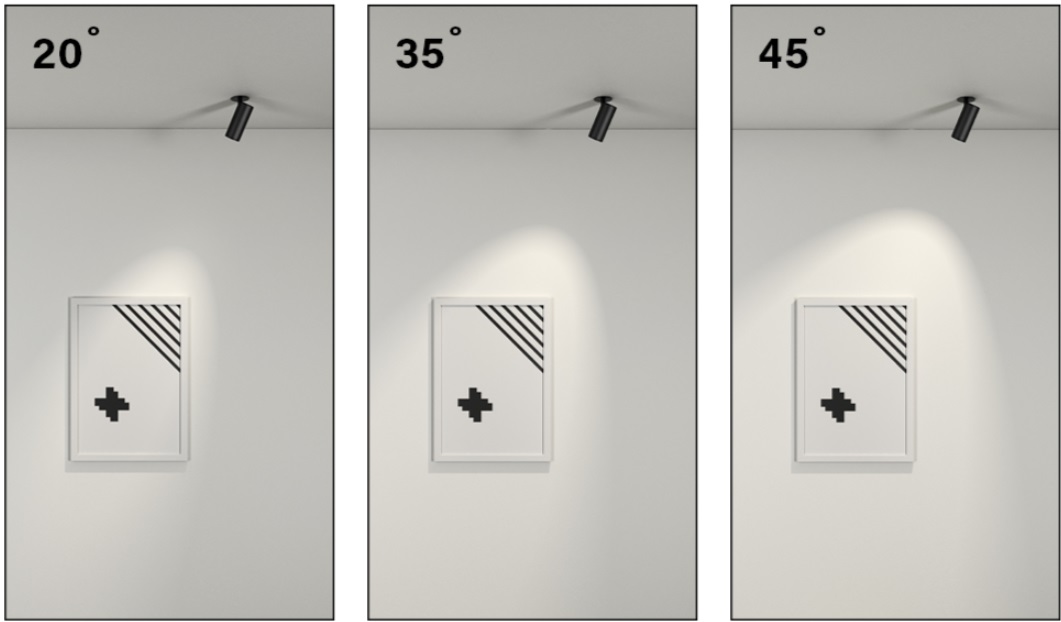 AQFORM REFLEKTOR ZE&nbsp;ZMIENNĄ OPTYKA 16448-M930-Z3-00-12 HYPER ZOOM LED M930 20-45° CZARNY