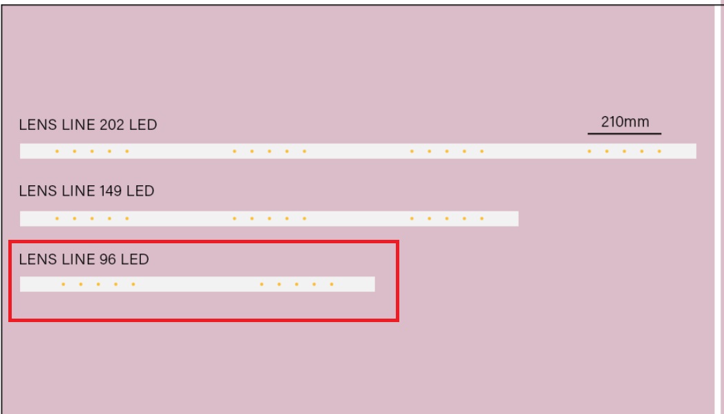 AQFORM LAMPA WISZĄCA 50282-M940-W3-00-12 LENS LINE 96 LED SECTION M940 54° CZARNY