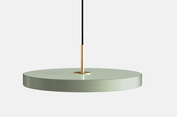 UMAGE LAMPA WISZĄCA 2421 ASTERIA MEDIUM NUANCE OLIVE 43cm TOP BRASS