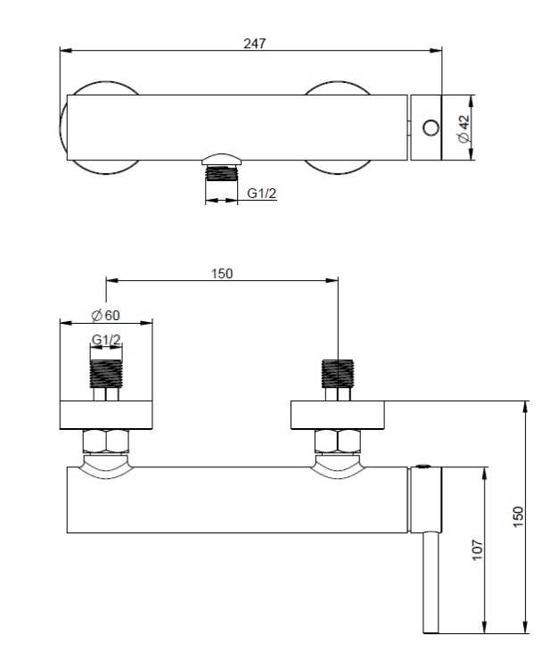 EMPORIA FLY 03035CHR BATERIA PRYSZNICOWA , CHROM