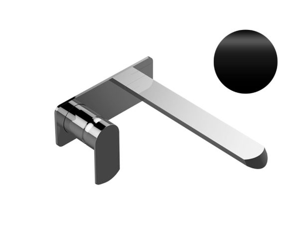 GRAFF PHASE 5125400BK BATERIA UMYWALKOWA PODTYNKOWA, ARCHITECTURAL BLACK 19,1 CM