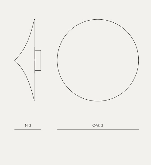 AROMAS KINKIET A1291/ORO HAT 3xG9 MATT BRASS