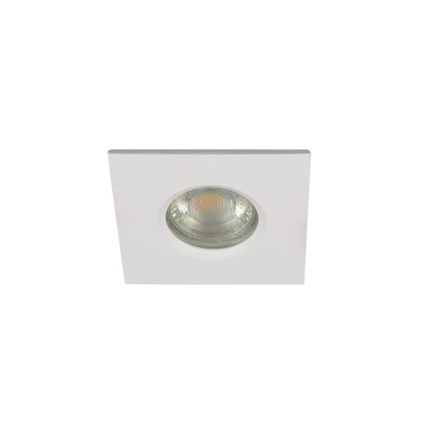 AZZARDO LAMPA PODTYNKOWA AZ2864 IKA SQUARE BIAŁA IP65