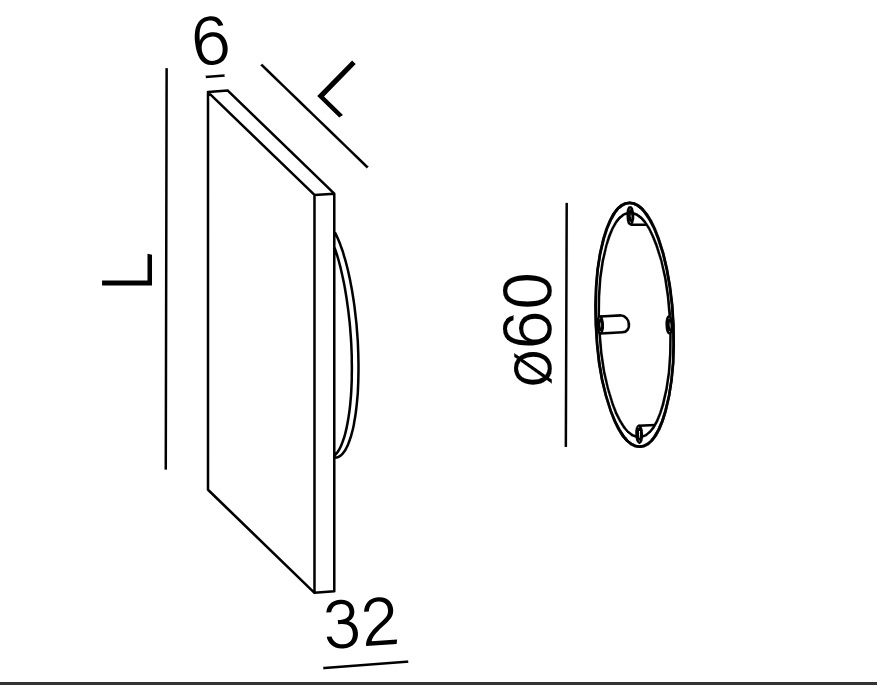 AQFORM KINKIET 26517-M927-D9-00-12 MAXI POINT QUARE 12 LED CZARNY