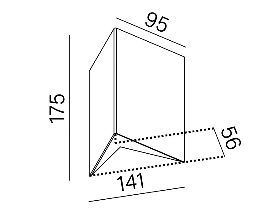 AQFORM KINKET 26511-M940-D9-00-13 GRAPH LED 230V 4000K BIAŁY