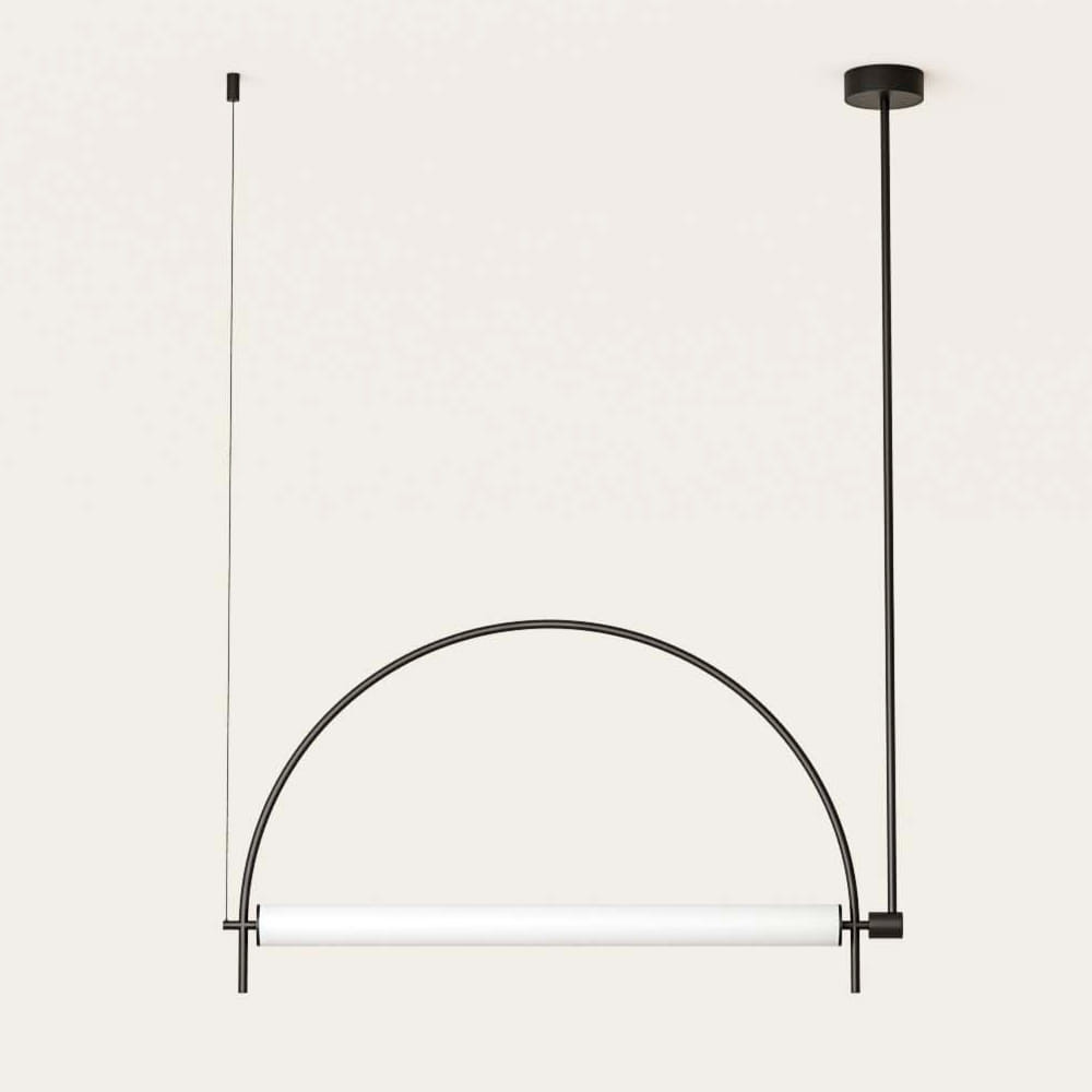 AROMAS LAMPA WISZĄCA C1292/BK ARC LED CZARNA