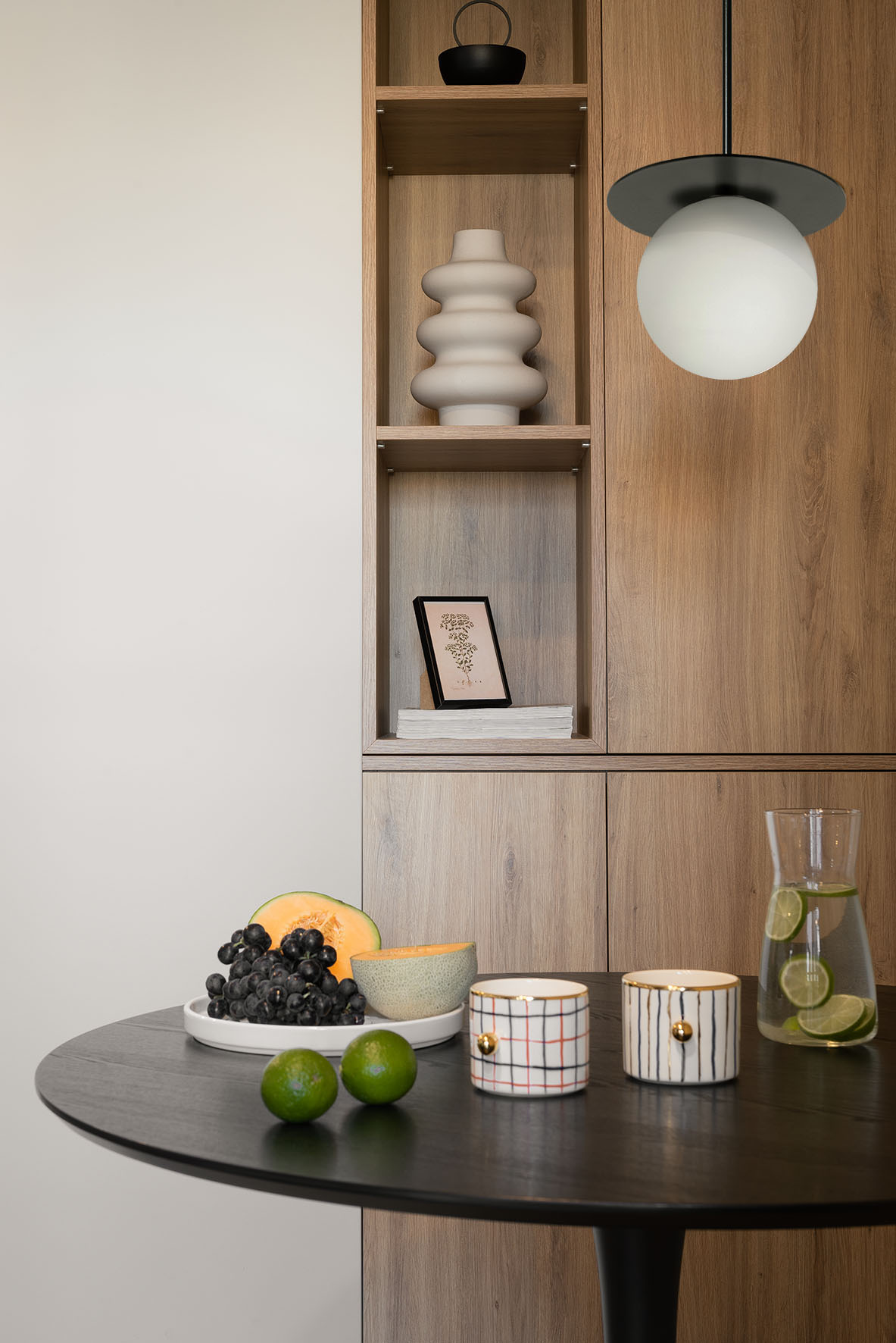 UMMO LAMPA WISZĄCA ŁAZIENKOWA BRB122PS0 BORRA B&nbsp;CZARNA IP44