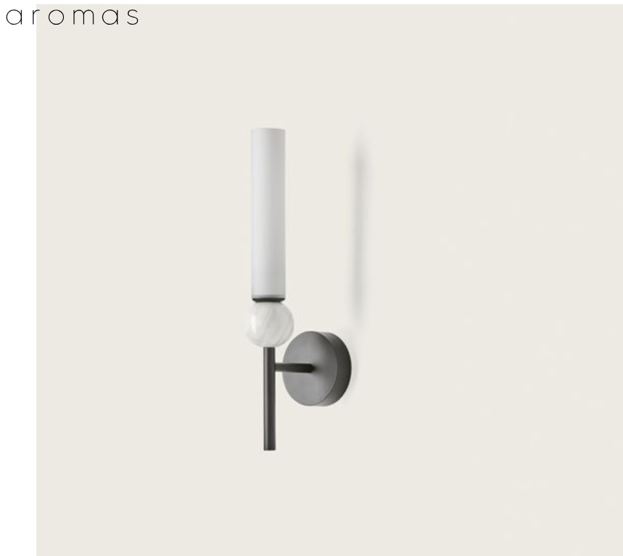 AROMAS KINKIET A1224/NEG DELIE BLACK/WHITE MARBLE