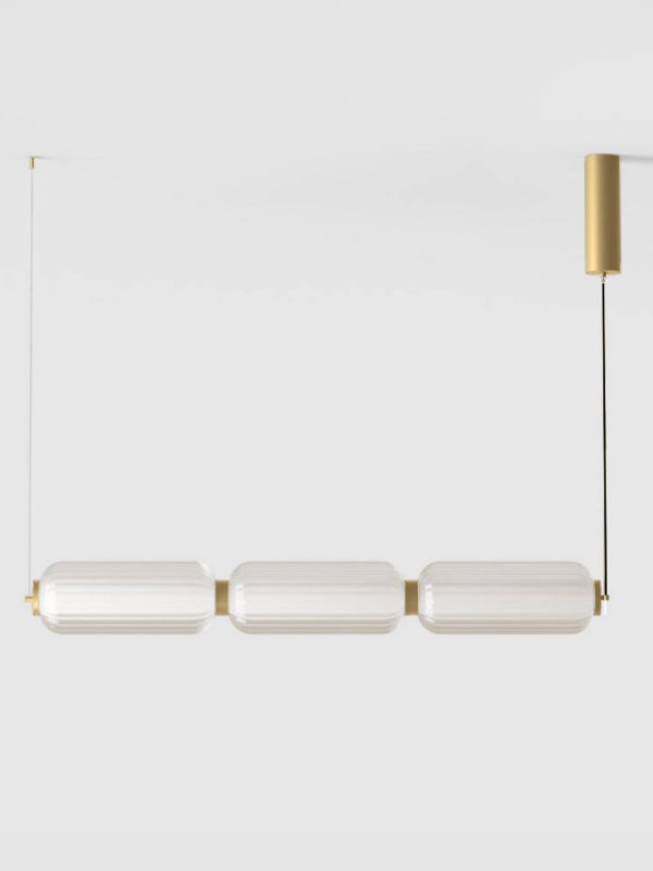 AROMAS LAMPA WISZĄCA C1312/L ELMA LED 3x9W 2700K AGED GOLD