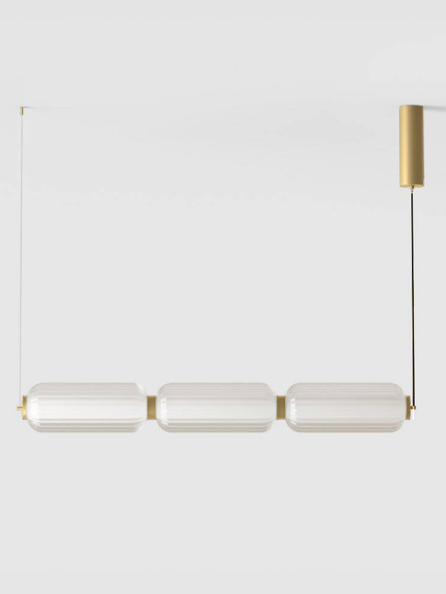 AROMAS LAMPA WISZĄCA C1312/L ELMA LED 3x9W 2700K AGED GOLD