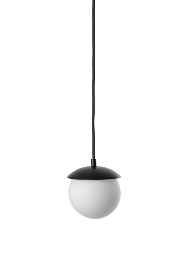 UMMO LAMPA WISZĄCA ŁAZIENKOWA KLF122PS0 KUUL F CZARNA IP44