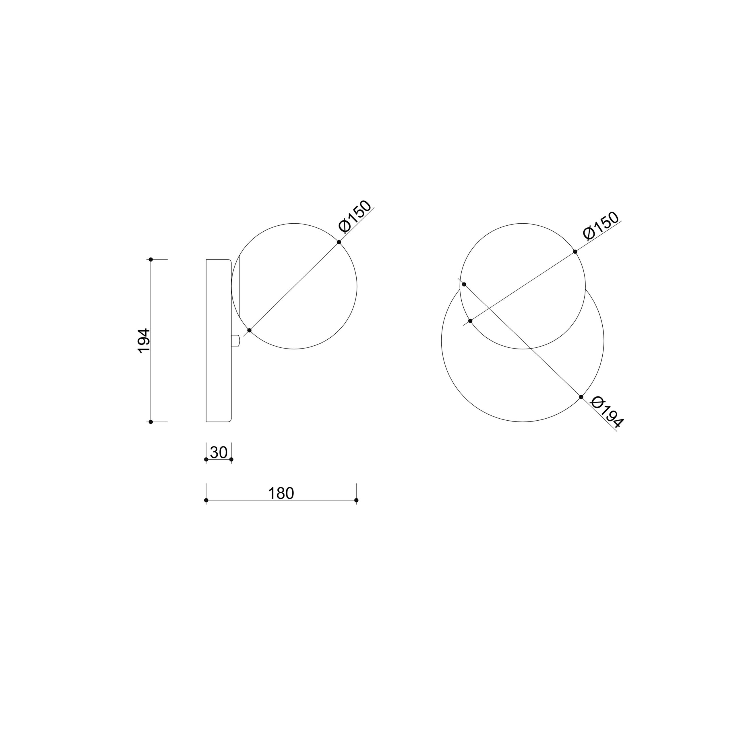 UMMO KINKIET ŁAZIENKOWY RFA120S0 REFA A&nbsp;CZARNY IP44