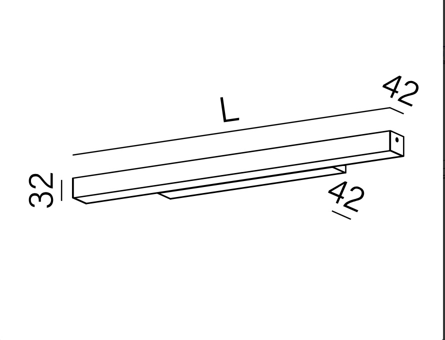 AQFORM KINKIET ŁAZIENKOWY 26346-M930-D9-00-13 SET RAW MINI 58cm LED 3000K IP44 BIAŁY