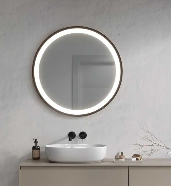 RUKE SUNNY LED LUSTRO Ø 83CM , BARWA NEUTRALNA , RAMA KOLOR CZARNY