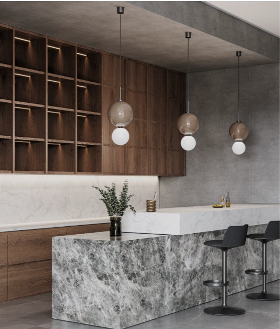 AROMAS LAMPA WISZĄCA C1236 ULON TERRACOTA