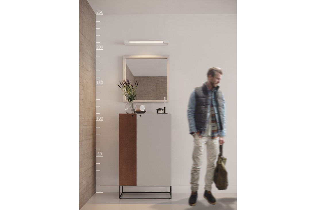 AZZARDO KINKIET ŁAZIENKOWY AZ2895 DALI 60 BK&nbsp;4000K IP44