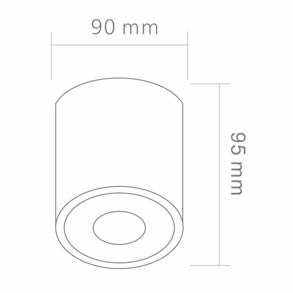 ORLICKI DESIGN LAMPA NATYNKOWA ŁAZIENKOWA OR82463 RULLO NERO IP44