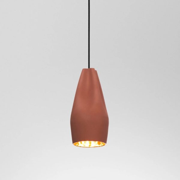 MARSET LAMPA WISZĄCA A636-400-4149 PLEAT BOX 13 TERRACOTTA-GOLD E14