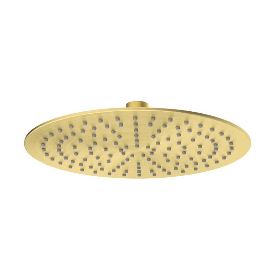 EMPORIA 04062GN DESZCZOWNICA OKRĄGŁA Ø 254 MM , ZŁOTY SZCZOTKOWANY