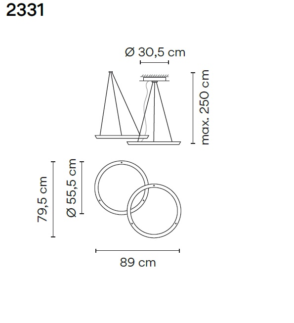 VIBIA LAMPA WISZĄCA HALO CIRCULAR 233103
