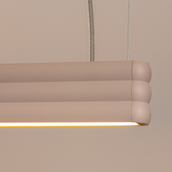 AQFORM LAMPA WISZĄCA 59962-H930-D9-00-82 RIBBY LINE UP & DOWN 150cm TAUPE