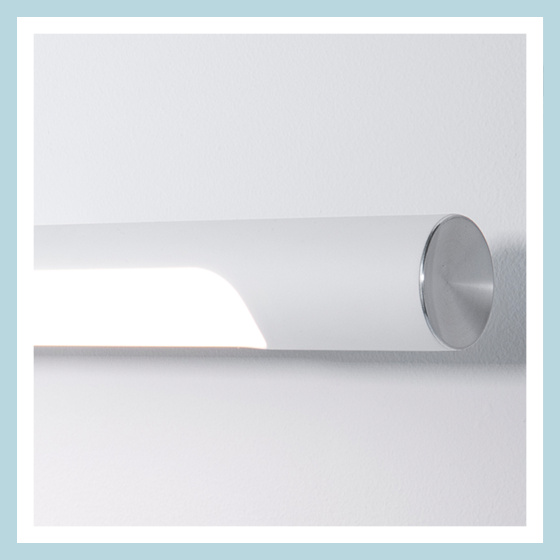 AQFORM KINKIET ŁAZIENKOWY 26558-L927-D9-00-13 THIN TUBE TWIST 96 BIAŁY IP44