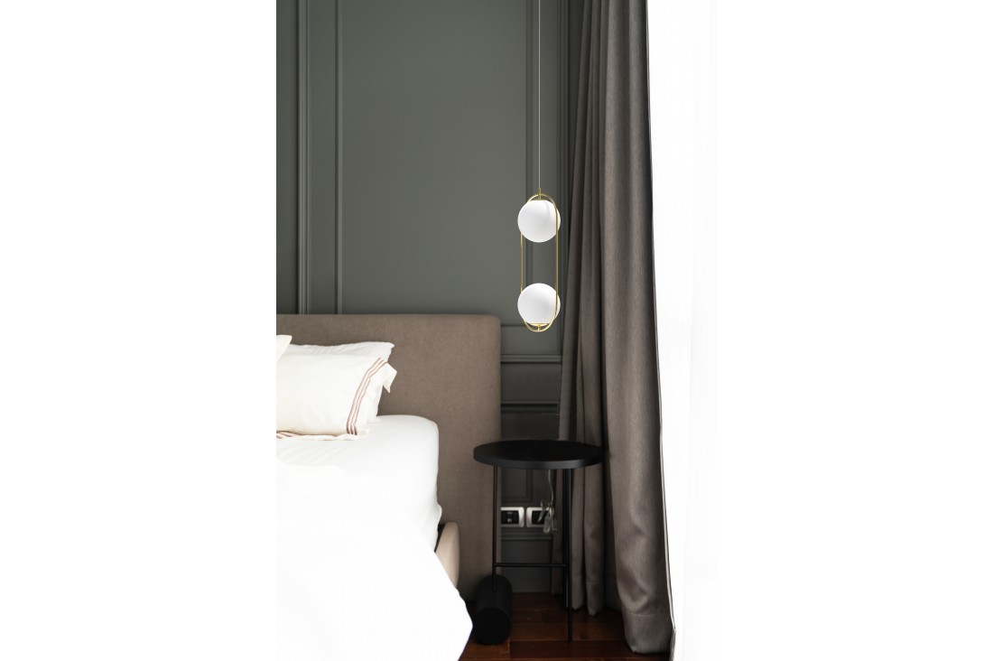 AZZARDO LAMPA WISZĄCA AZ4982 COCO 2 ZŁOTA