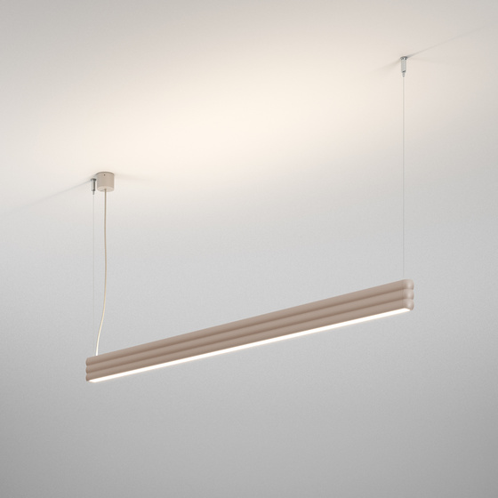 AQFORM LAMPA WISZĄCA 59962-H930-D9-00-82 RIBBY LINE UP & DOWN 150cm TAUPE