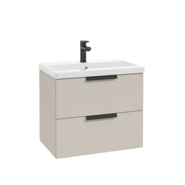 DEFRA FARO ZESTAW SZAFKA WISZĄCA 60X40 KASZMIR MAT + UMYWALKA GO&nbsp;+ UCHWYTY JO