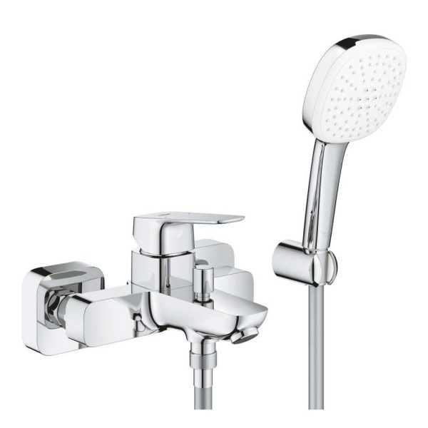 GROHE CUBEO 1018140000 BATERIA WANNOWA Z&nbsp;ZESTAWEM PRYSZNICOWYM TEMPESTA CUBE 110 , CHROM