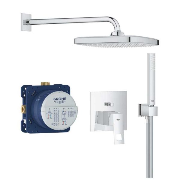 GROHE EUROCUBE 25289000 ZESTAW NATRYSKOWY , PODTYNKOWY , CHROM