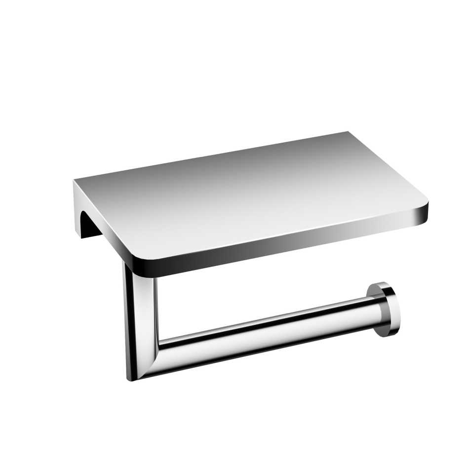 EMPORIA 5090CHR UCHWYT NA&nbsp;PAPIER TOALETOWY Z&nbsp;PÓŁKĄ NA&nbsp;TELEFON , CHROM